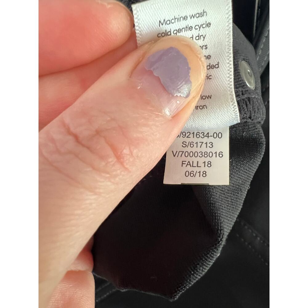 NEW Athleta Bettona Boyfriend Pant Black Cargo Cinch Contrast Stitch Women's XS - Picture 7 of 16